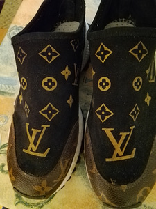 Louis Vuitton nahka kangas kengät (2 valokuva sivusta 6)