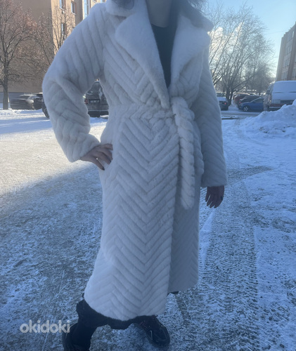 Valge öko kasukas