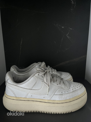 Nike Court Vision Alta белые