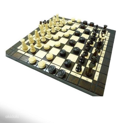Шахматы и шашки 2 в 1 Nr.165A small (фото #1)