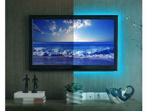 LED riba teleri valgustamiseks RGB 4x50cm (PZD4D) + pult (4 foto / 5)
