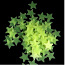 Fluorescējošas zvaigznes 100 gab. (PAG683) zaļas (foto #2)