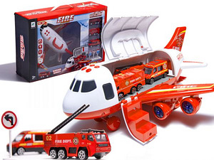 Аэроплан + 3 пожарные машины (6684_2)