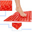 Сенсорно-массажный коврик красный (6356_2) (фото #5)
