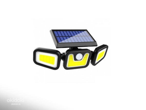 Уличный светильник на солнечных батареях с датчиком движения и сумерек (фото #4)