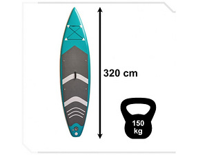 Piepūšamais SUP dēlis ar piederumiem 320cm 150kg (4025) (7 foto no 10)