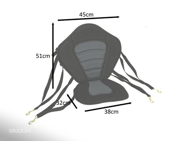 Sēdeklis ar atzveltni SUP dēlim (3992) (foto #5)