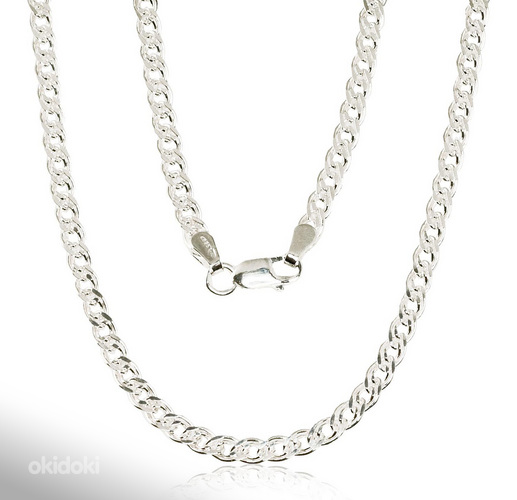 Sudraba ķēdīte Mona Liza 3.1 mm dimantu apstrādājums#2400077