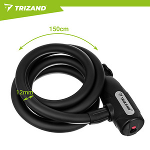 Velosipēda slēdzene 150 cm (P27614) (9 foto no 9)