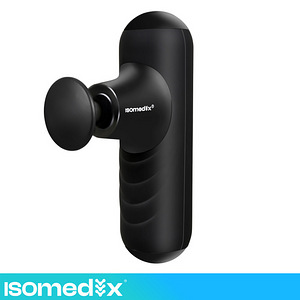 Mini masāžas pistole 4 uzgaļi melna (P27311) (6 foto no 10)