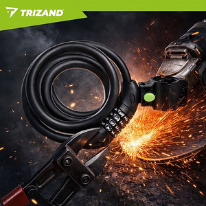 Velosipēda slēdzene ar kodu 120 cm (P27338) (4 foto no 10)