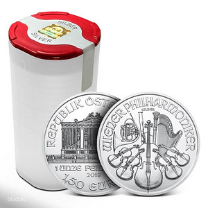 Hõbe 1oz (hõbemündid) Austria Philharmoniker 20tk (2 foto / 4)
