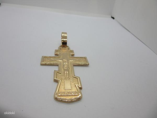 Новый золотой православный крест 25,01gr (фото #1)
