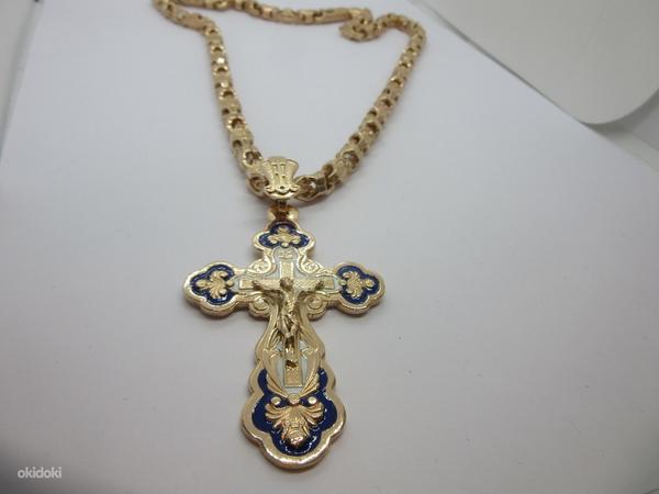 Новый золотой православный крест 42,21гр (фото #3)