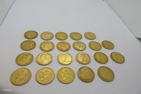 5-рублевые золотые монеты-Николай-II-1898-1899 (фото #1)