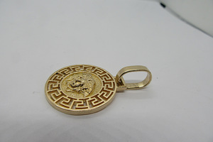 Uus Kuld Versace stiilis kuldmedaljon 11,28 gr. (2 foto / 4)