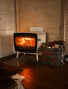 Dovre Vintage 50 kamin | Valge email | Uueväärne (3 foto / 3)