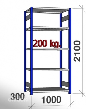 Metallist laoriiulid