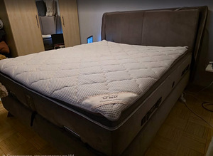 Premium 160×200 Bed with Storage – Anti-Scratch Fabric (2 foto / 8)