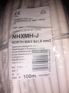 Elektrikaabel 3g1.5 5g1.5 3g2.5 (2 foto / 4)