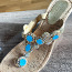 Фирменные туфли на платформе с камнями! (фото #1)