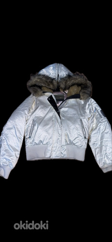 Nike Very Rare Fur Zip Hood Jacket in a Y2K IfSixWasNine LGB