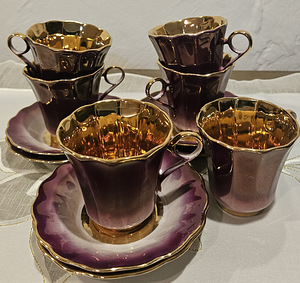 Фарфоровые кофейные чашки. Ф/З Коростень. 80-е годы. (2 фото из 3)