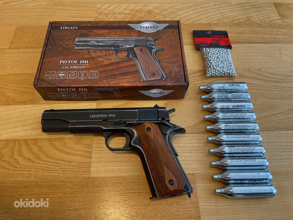 НОВЫЙ UMAREX LEGENDS M1911 пневматический пистолет 4,5 мм CO2 Blowback