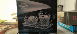 Bohemia suhkrutoos ja koorekann alusega (4 foto / 4)