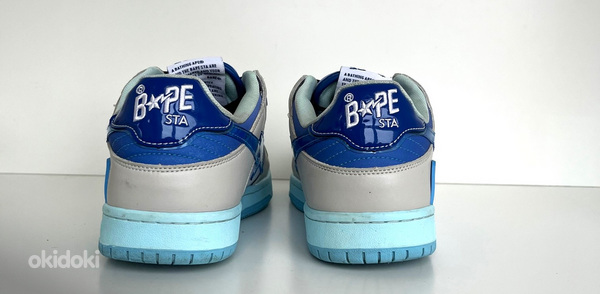 Мужские кроссовки BAPE Sk8ta M1 Blue (РЕПЛИКА), размер 42
