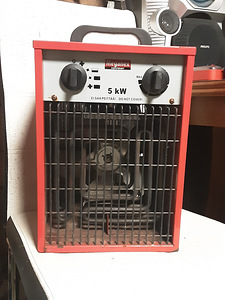 5 kW tööstuslik elektriline soojapuhur (1 foto / 5)