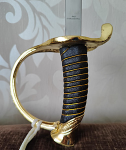 A saber with an engraving (4 foto / 6)