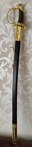 A saber with an engraving (6 foto / 6)