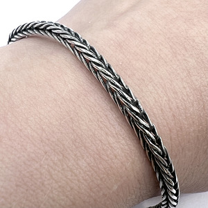 Handmade Viking bracelet 925 Sterling Silver (2 foto / 6)