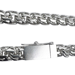 Handmade Bismarck Matte Box Chain 925 Sterling Silver (3 foto / 6)
