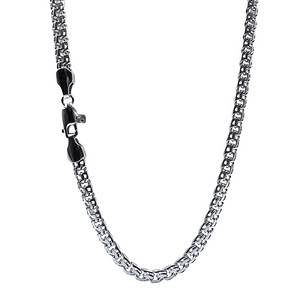 Handmade Heart shape pendant with Bismarck chain 925 Silver (2 foto / 10)