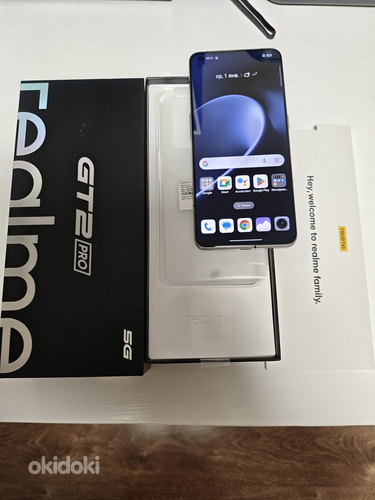 REALME GT2 PRO 12/256 ГБ (MUST) – в очень хорошем состоянии, полный комплект