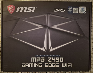 I7 10700k + msi mpg z490 gaming edge wifi (1 foto / 3)