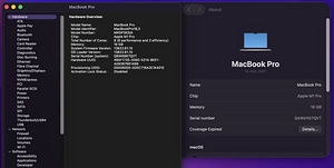 Macbook Pro 2021 // M1 PRO // 16GB // 512GB (7 foto / 7)