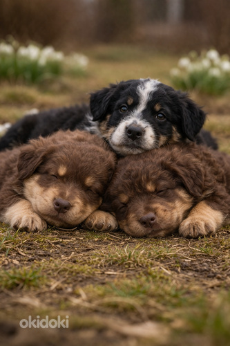 Sekarotuisia koiranpentuja