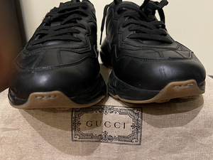 Gucci black leather RYHTON RAINBOW meeste sneakers,43 (2 foto / 7)