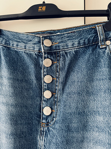 MINT VELVET Indigo Denim Pencil Skirt, teksaseelik UK18, XL (3 foto / 10)