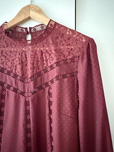 Ted Baker Shilli Animal Mesh Lace Swing Top (4 foto / 10)