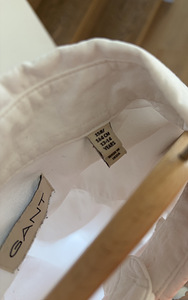 GANT laste valge triiksärk 100% cotton 158-164 cm (5 foto / 9)