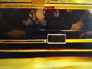 TED BAKER MUSTA NAHKALOMPAKKO (4 valokuva sivusta 5)