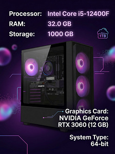 Mänguarvuti – NVIDIA GeForce RTX 3060 (1 foto / 8)