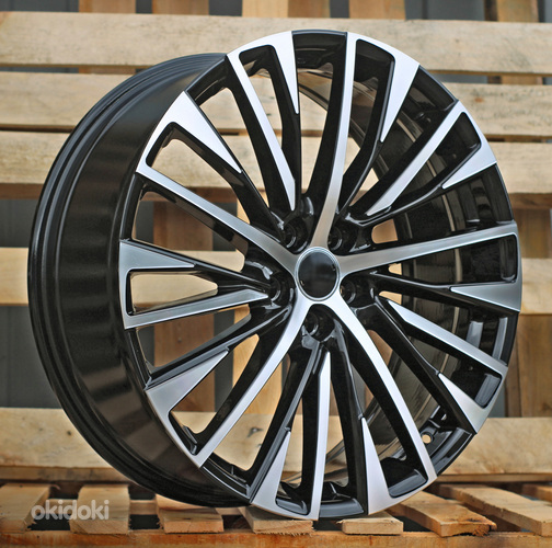 R19x8  5X114.3  ET  40  60.1  Y1118  (FBX176)  Black Polished (MB)  For LEX  (A)  (HYBRID FORGED (Bolt 14x1.5 conus))