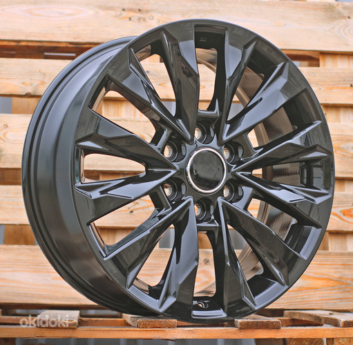 R20x8  6X139.7  ET  60  95.1  Y0185  Black (BL)  For TOYOT