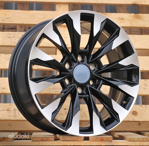 R20x8.5  5X150  ET  58  110.1  Y0185  (H880FA)  Black Polished (MB)  For TOYOT  (K7)  (HYBRID FORGED)