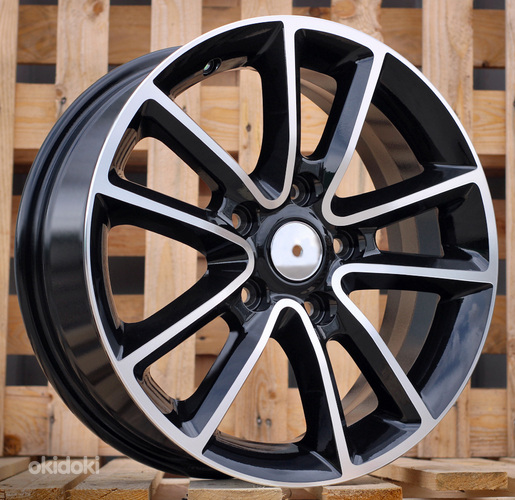 R17x6.5  5X127  ET  40  71.6  Y0062  Black Polished (MB)  For CHRYS  (K3)